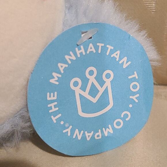 Manhattan Toy Squeezmeez Squeezable Penguin Stuffed Animal Blue NWT - Picture 3 of 3